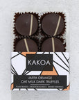 ORANGE VEGAN DARK CHOCOLATE TRUFFLES | KAKOA