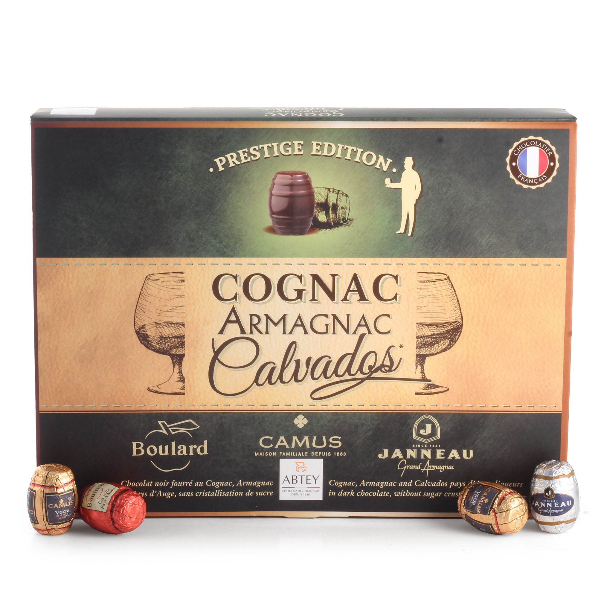 Abtey Armagnac, Cognac &amp; Calvados Chocolate Liqueurs 