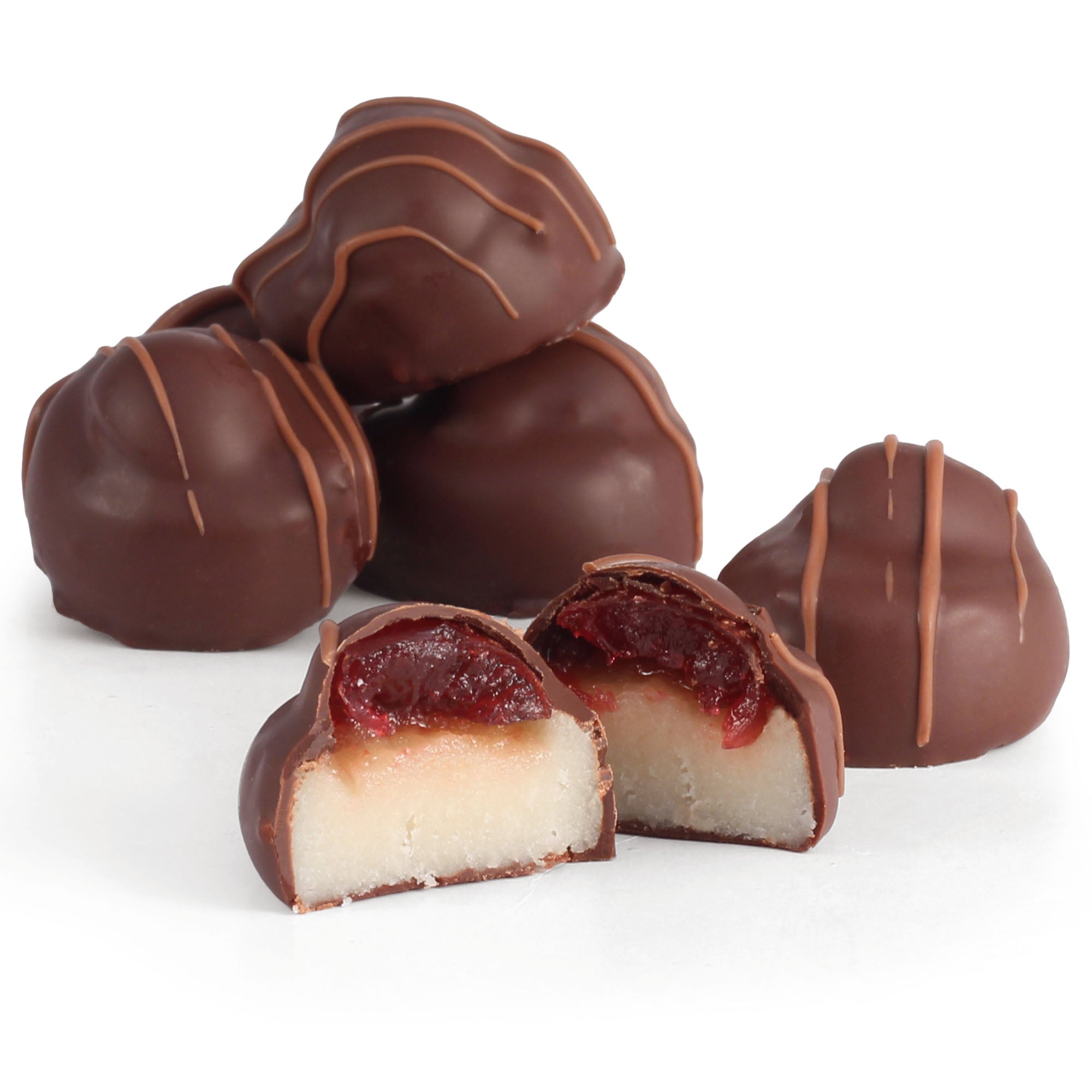 Cherry Marzipan Chocolates