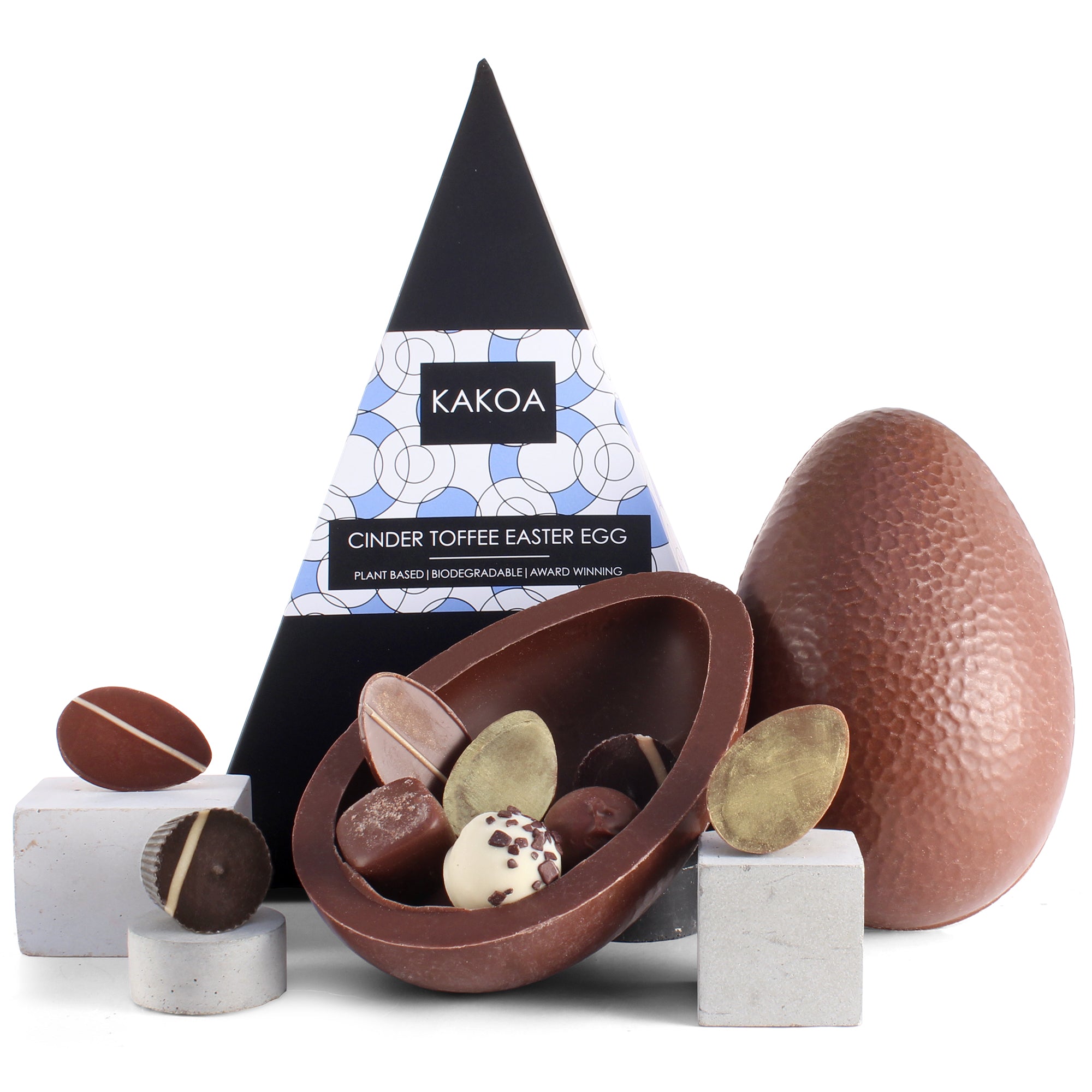 Iconic Cinder Toffee Vegan Chocolate Easter Egg