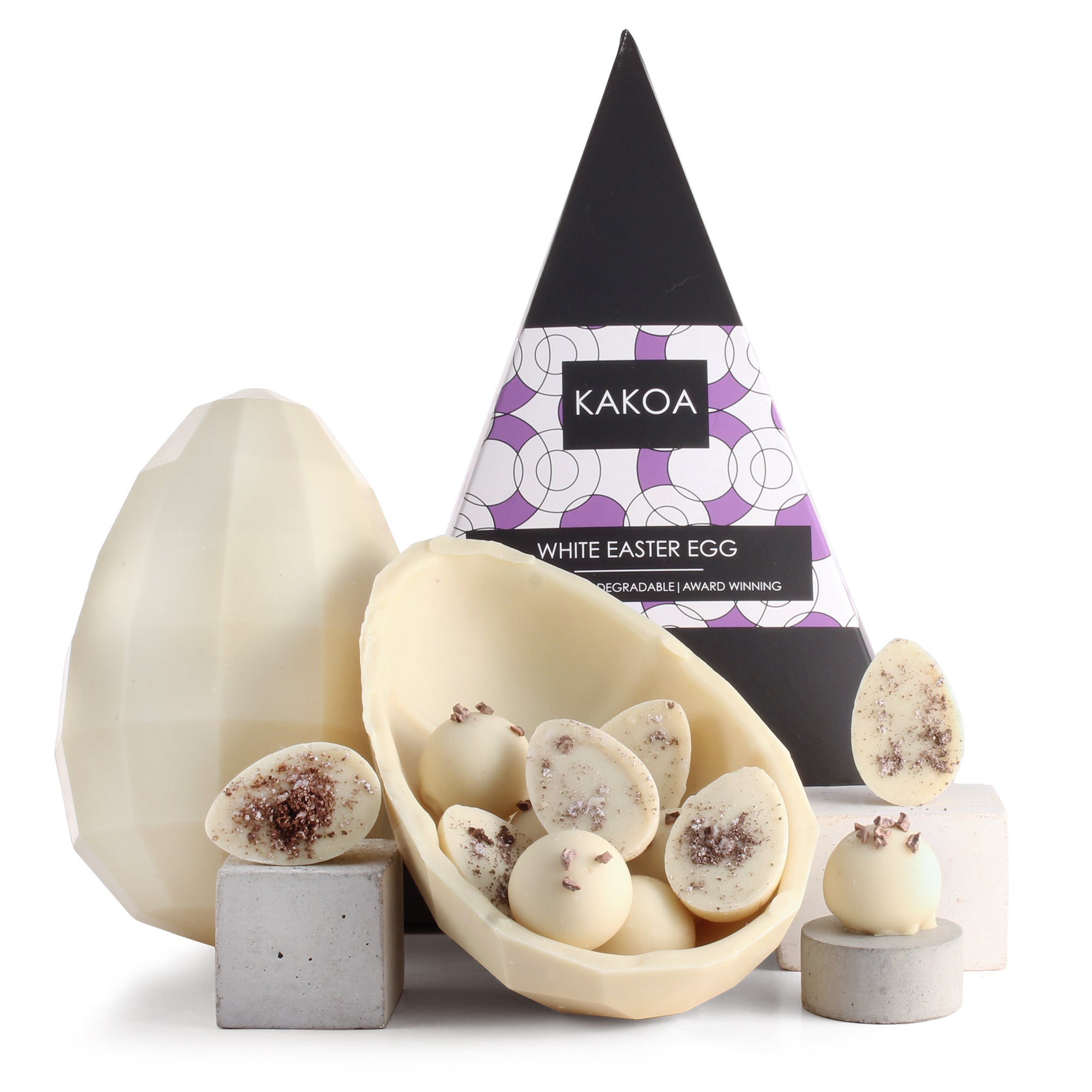 Kakoa Vegan Iconic White Chocolate Easter Egg