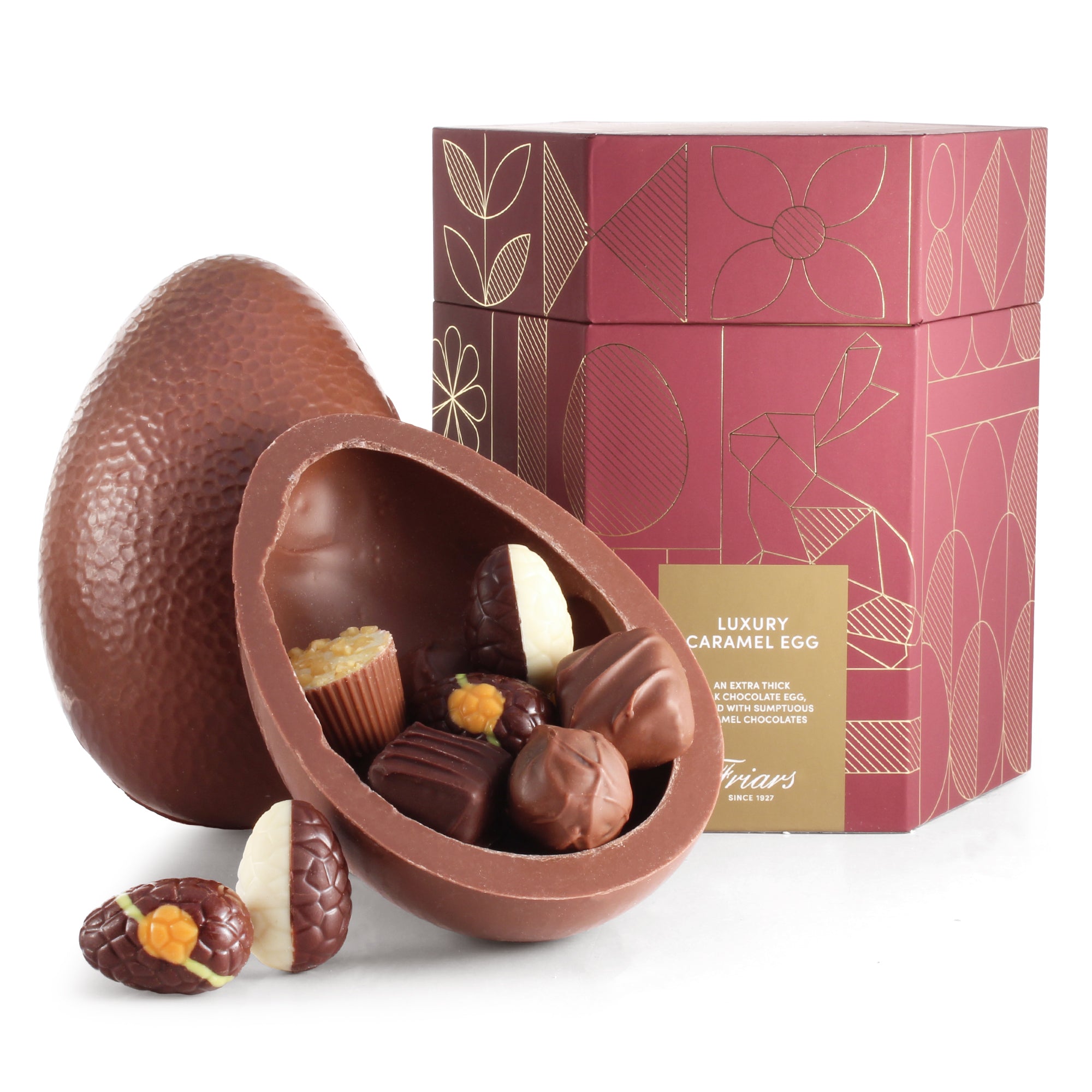 Luxury Caramel Chocolate Easter Egg