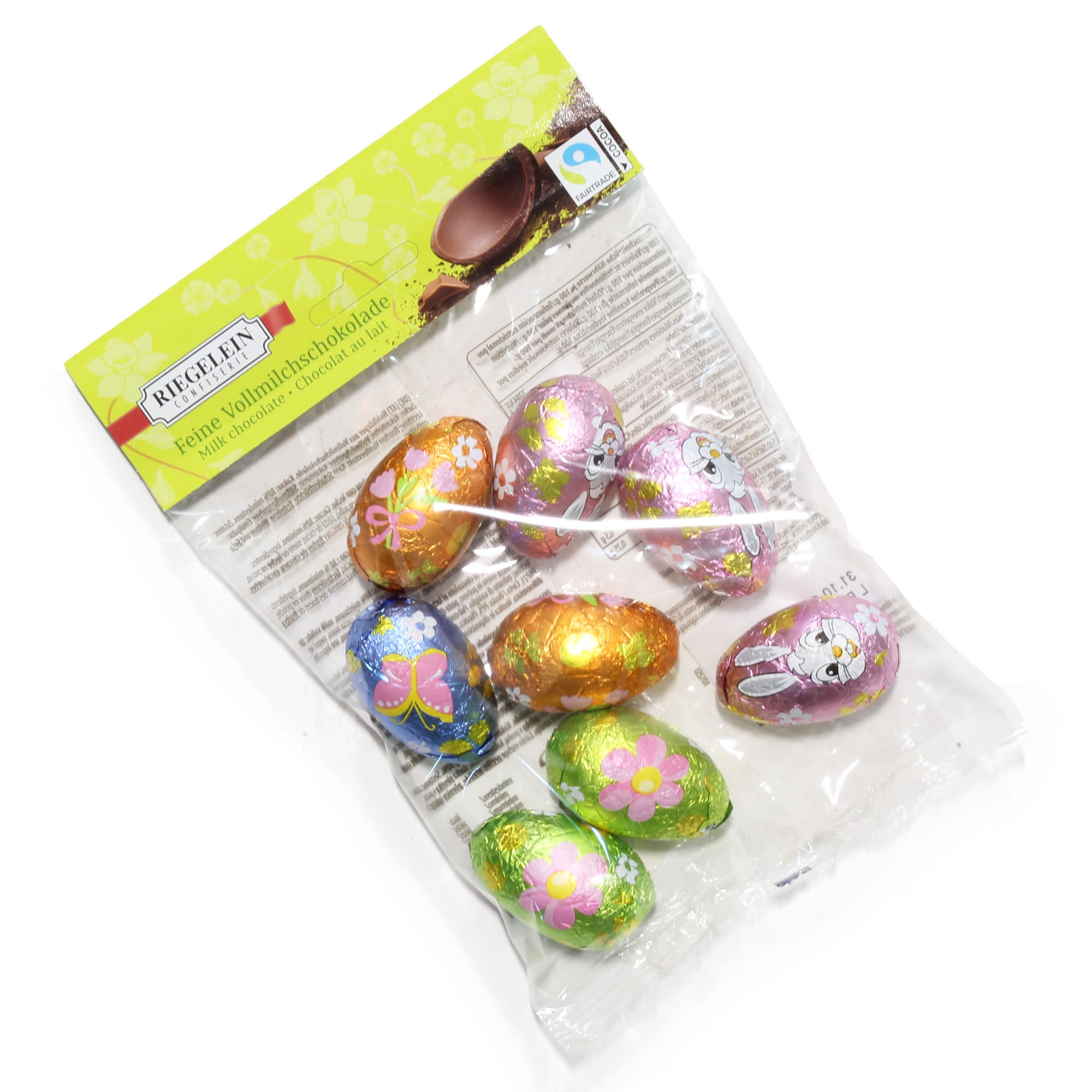 Foiled Chocolate Easter Eggs Bag