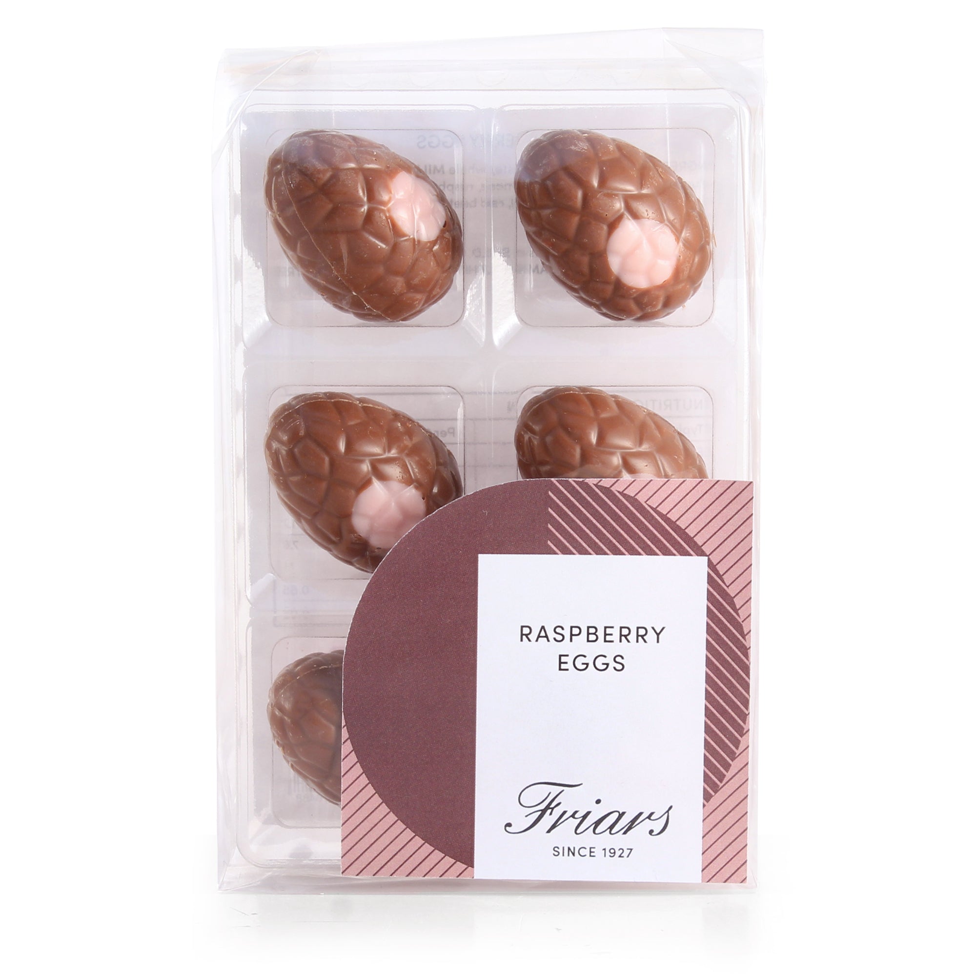 Milk Chocolate Raspberry Truffle Eggs