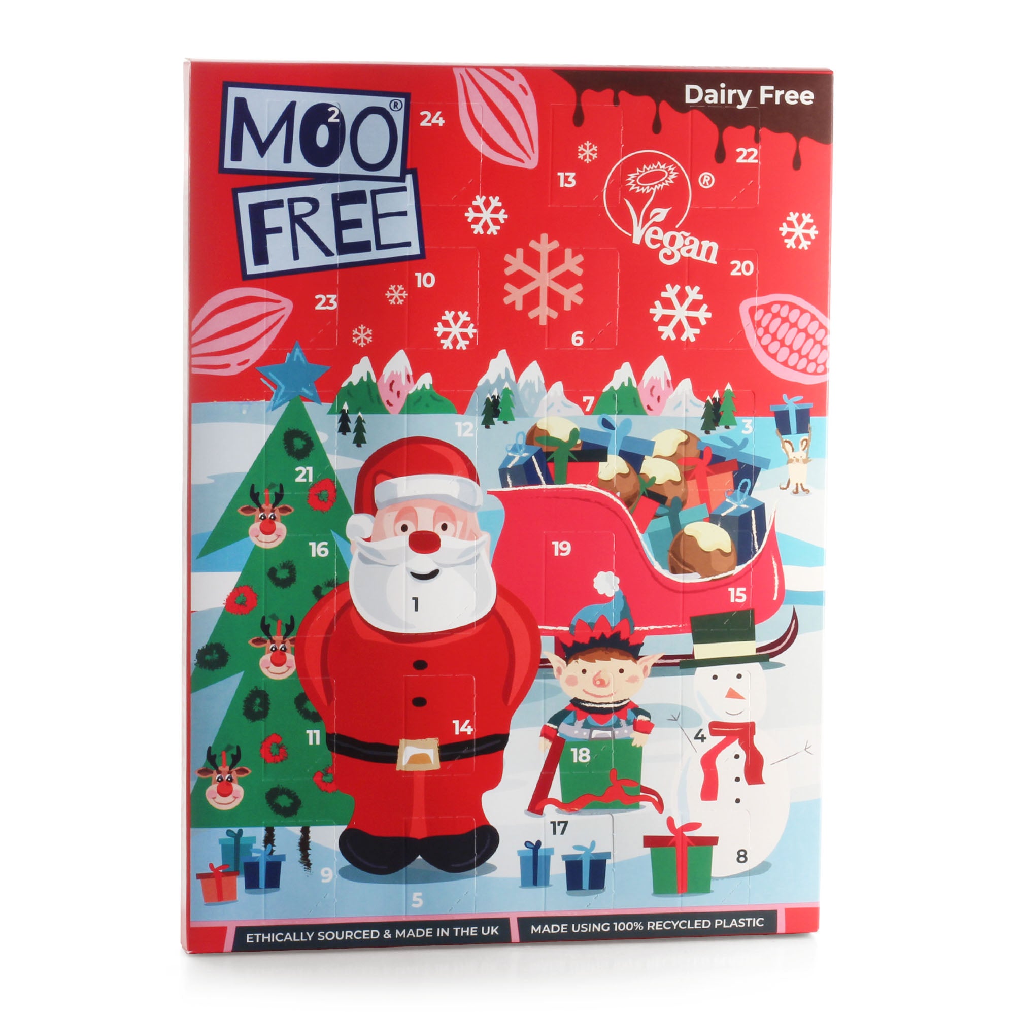 Moo Free Vegan Chocolate Advent Calendar