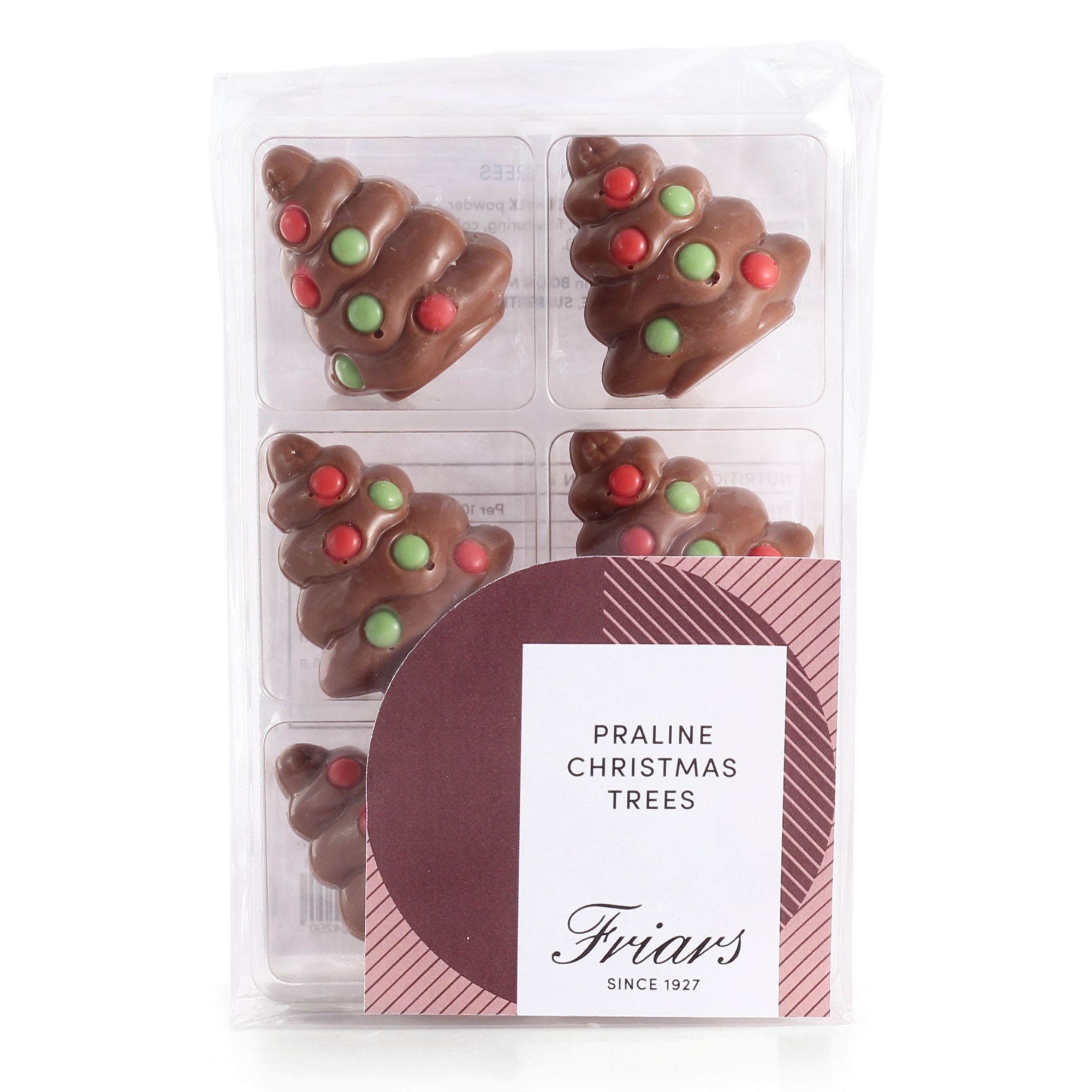 Milk Chocolate Praline Christmas Trees