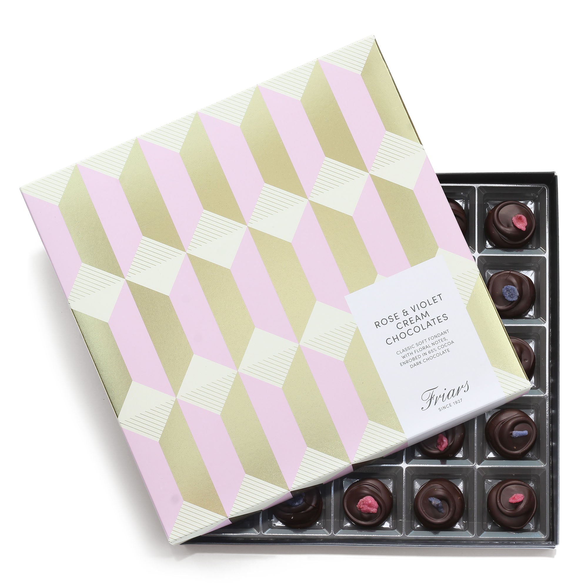 Rose &amp; Violet Creams Chocolate Gift Box