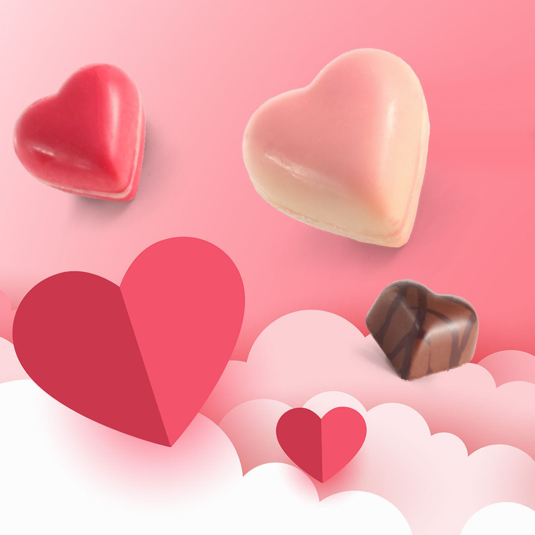 Luxury Valentine's Day Heart Chocolates