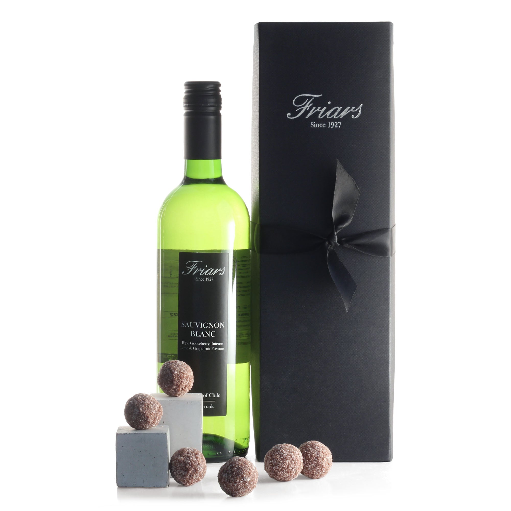 White Wine and Chocolate Gift Box